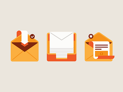 Some Unused Icons design email icons illustration illustrator vector