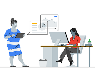 Google Cloud Branding business cloud design google illustrator tech women