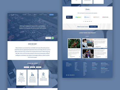 Redesign Website Widya Robotics