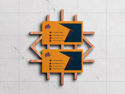 single part business card design graphic design graphics barnding single part business card vector