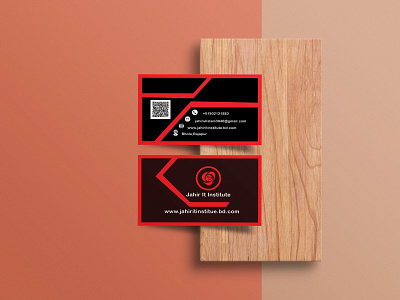 Double part business card