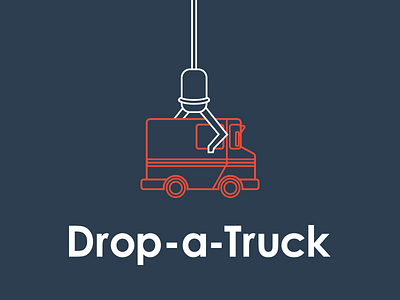 Logo & App Design For Drop-a-Truck app brand branding design graphic icon icons logo logos outline vancouver vector