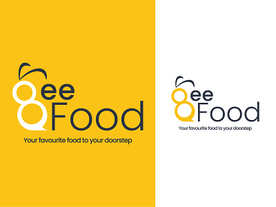 BeeFood bee branding design food graphic design icon illustration logo typography vector