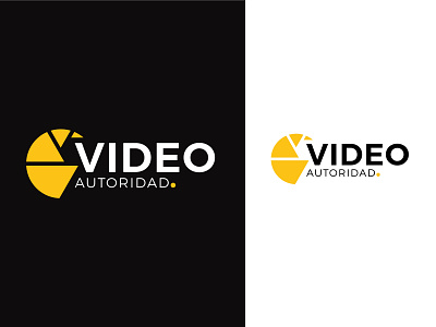 VIDEO AUTORIDAD autoridad branding camera design graphic design illustration logo shutter vector video yellow