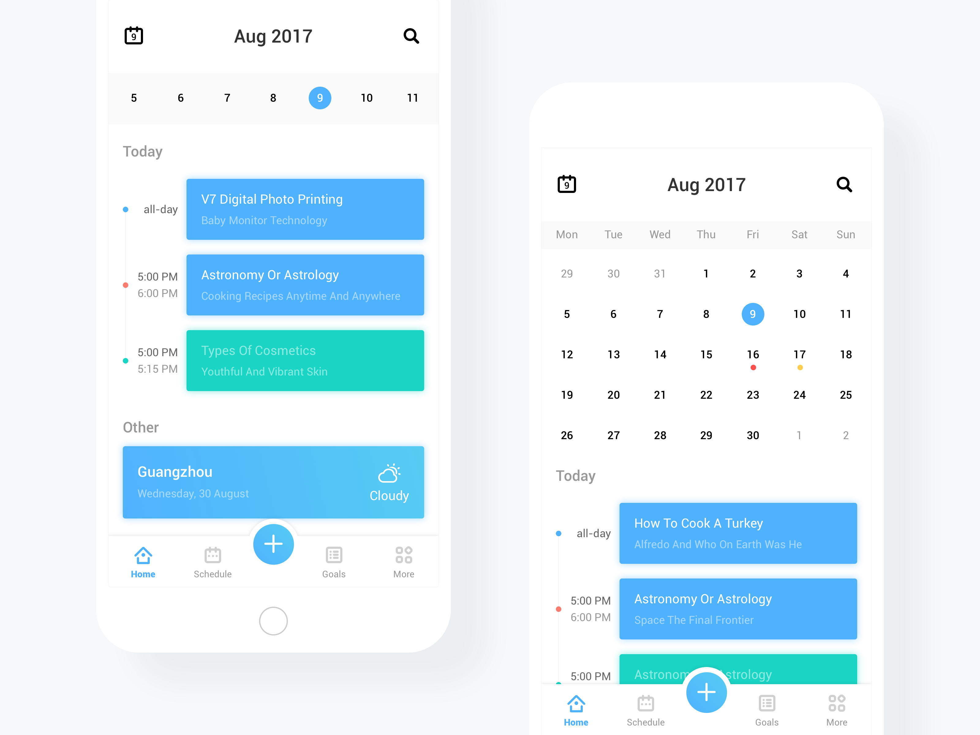 Calender by viggoz on Dribbble