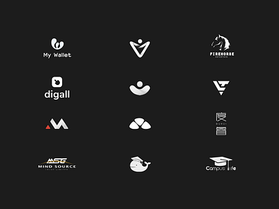 Logofolio app icon logo logofolio logos branding graphic vi vis