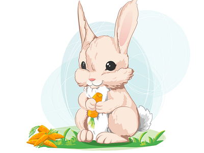 hare adobeillustrator animal illustration vector vectorart