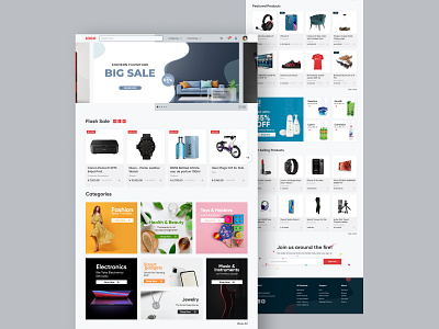 Ecommerce Website Design 2021 clean ui design ecommerce landing page marketplace minimal minimalism shop store ui ui ux design uidesign ux web design website