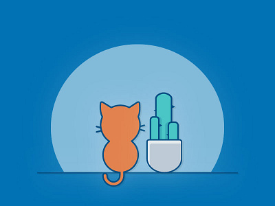 Atlassian Icons Part 3 animation cactus cat icon illustration illustrator storyboards