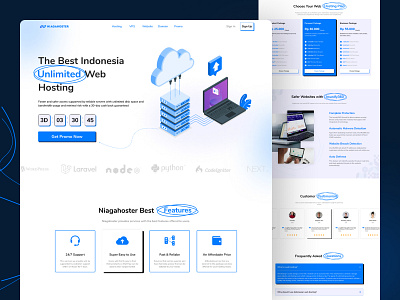 Niagahoster Landing Page Revamp
