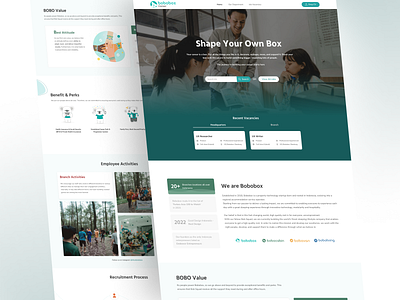 Bobobox Career Page Redesign bobobox career product redesign ui ux website