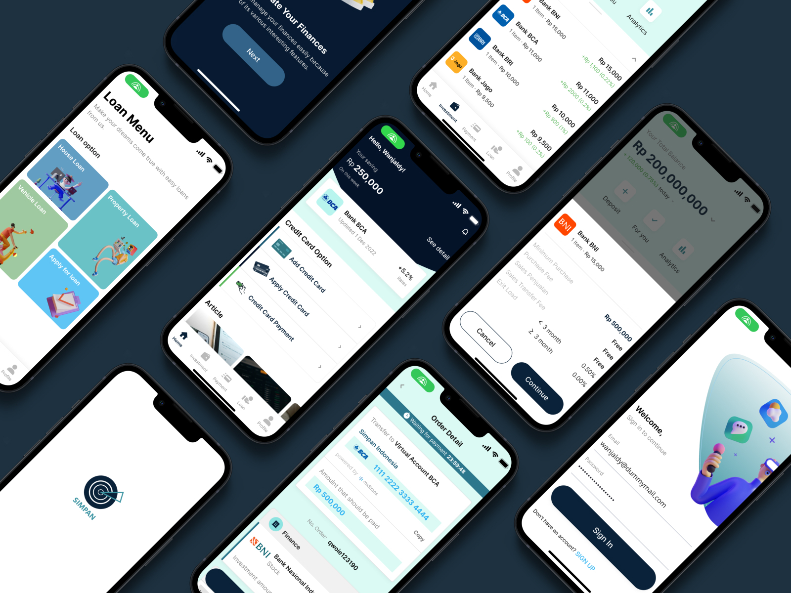 Simpan - Digital Banking Mobile Apps By Rezza Aldy On Dribbble