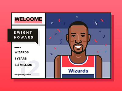 Howard basketball dwight howard nba wizard