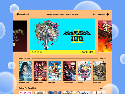 Crunchyroll designs, themes, templates and downloadable graphic elements on  Dribbble