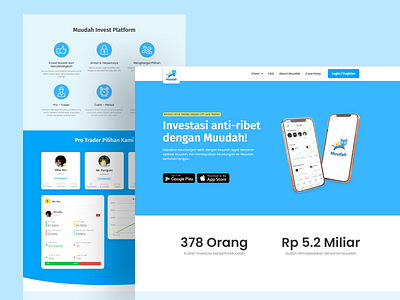 Trading Platform - Muudah (Website) branding design graphic design illustration ui