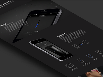 Case study part app dark website