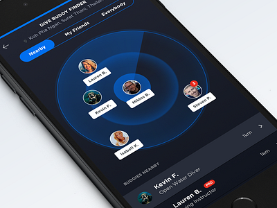 Diving App Buddy Finder