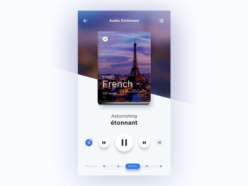 Audiodictonary concept duodict dribbble