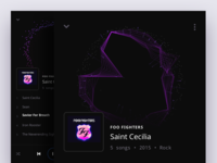 Music Player Album View