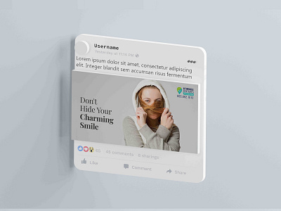 Social Media ads for Dental Services