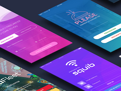 Mobile App Login Screens app collection design login mobile online popular screens ui ux