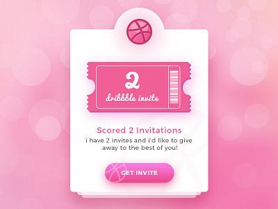 2 Dribbble Invite