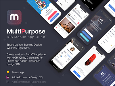 MultiPurpose Mobile App UI Kit