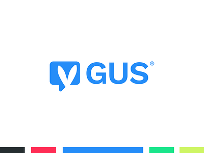 Gus Logo brand gus identity logo messaging