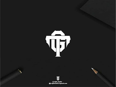 TG MONOGRAM branding design icon illustration lettering logo logo design monogram typography usa vector