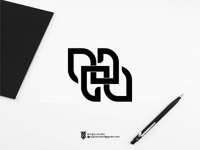 monogram logo concept