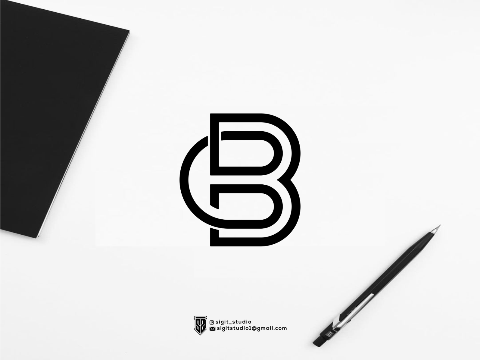 cb monogram logo concept by sigit_studio on Dribbble