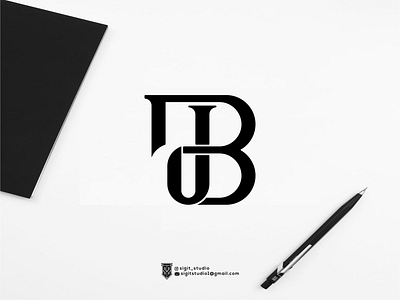 monogram logo concept