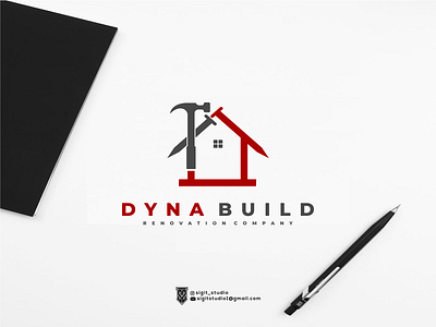 DYNA BUILD logo concept beauty logo brand branding design graphic design icon illustration lettering logo logo design logo ideas logo inspiration logo type logos monogram typography united states vector