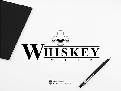 whiskey shop logo concep app logo beauty logo brand branding design graphic design icon illustration lettering lo9gos logo logo design logo ideas logo inspiration logo type luxury logo monogram typography united states vector