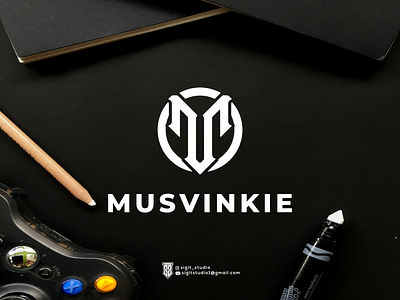 musvinkie logo concept app logo beauty logo brand branding design graphic design icon illustration lettering logo logo design logo ideas logo inspiration logo type logos luxury logo monogram typography united states vector