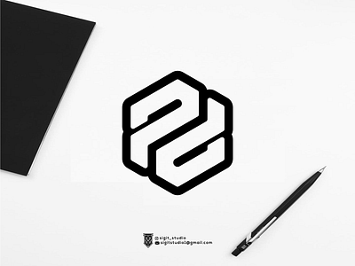 pd monogram logo concept