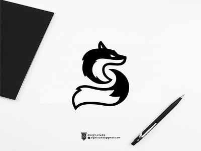 letter S + FOX logo concept