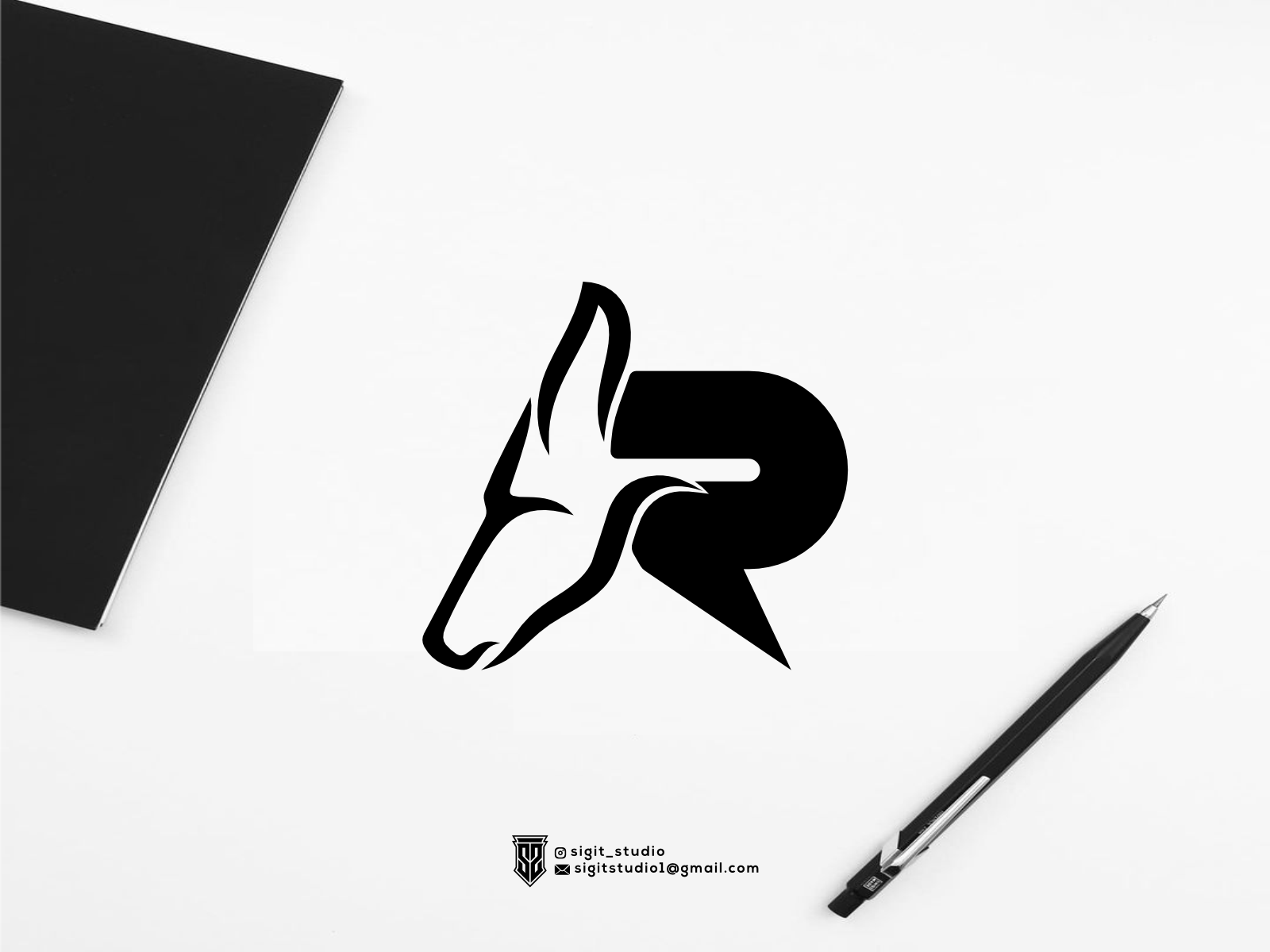 letter R + HORSE logo concept by sigit_studio on Dribbble