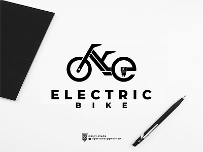 ELECTRIC BIKE LOGO CONCEPT app logo beauty logo branding design graphic design icon illustration lettering logo logo design logo ideas logo inspiration logo type logos luxury logo monogram typography united states vector