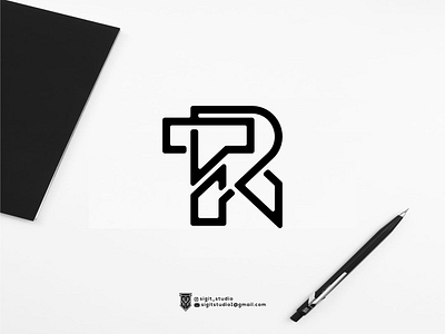 TR monogram logo concept