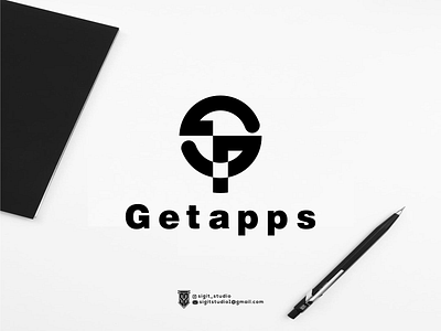 getapps monogram logo concept