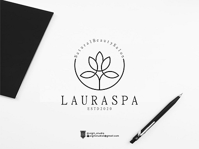 laura spa logo concept