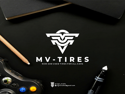 MV-TIRE monogram logo concept app logo beauty logo brand branding design graphic design icon illustration lettering logo logo design logo ideas logo inspiration logos logotype loho design luxury logo monogram typography vector