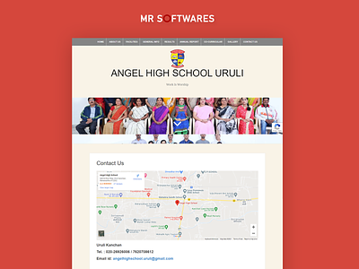 Website for Angel high school css w website design website redesign wordpress