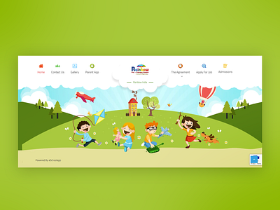 WordPress website for Rainbow India School css website design website redesign wordpress