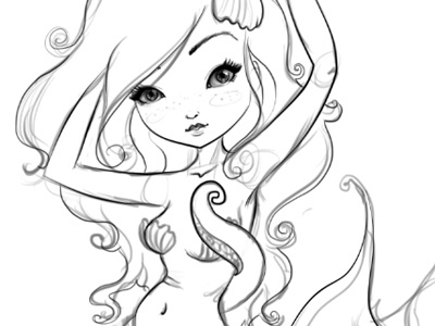 Mermaid Preliminary Sketch