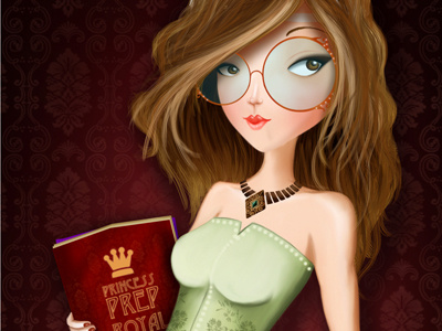 Princess Amelia art bohemian character concept design digital fashion girl hippie illustration photoshop princess sexy