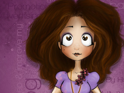 Resolutions 2012 2012 art character drawing dreams girl goals illustration intuos mac photoshop portrait purple resolutions sketch typography