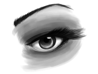 Eye Sketch Photoshop blackandwhite break doodle drawing eye illustration photoshop sketch