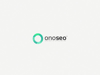 Onoseo blue branding clean colorful gradient identity logo modern simple stationary